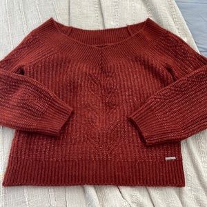 Woman’s Abercrombie off the shoulder sweater